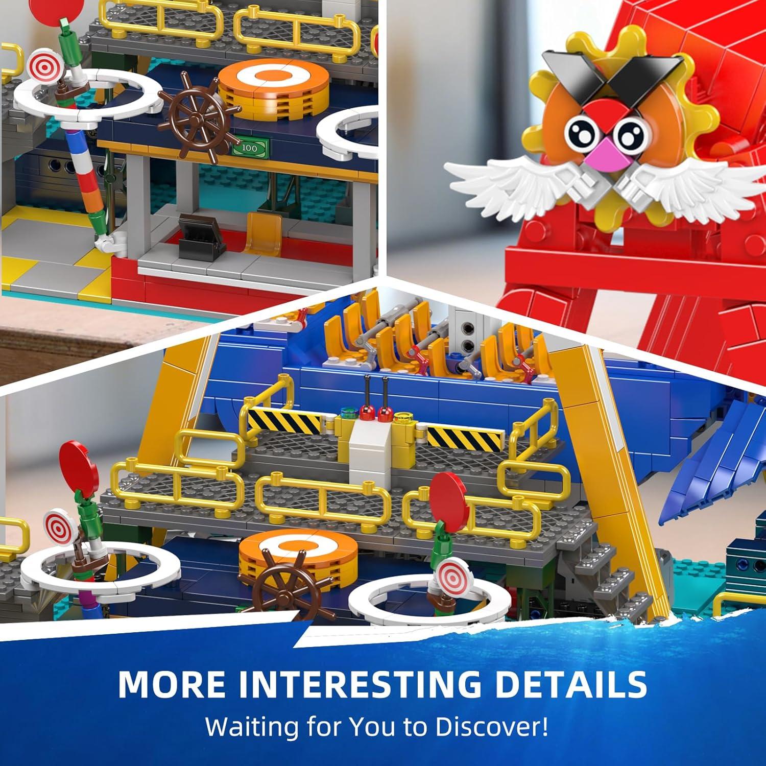 Conjunto de Construcción Barco Pirata Mould King 11017 1922 Piezas