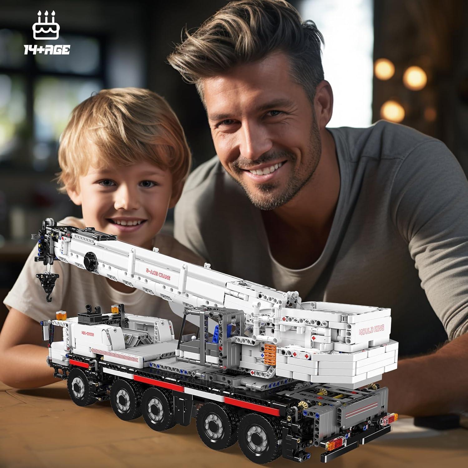 Grúa Mould King 17075 LTM 1110 Control Remoto 3248 Piezas