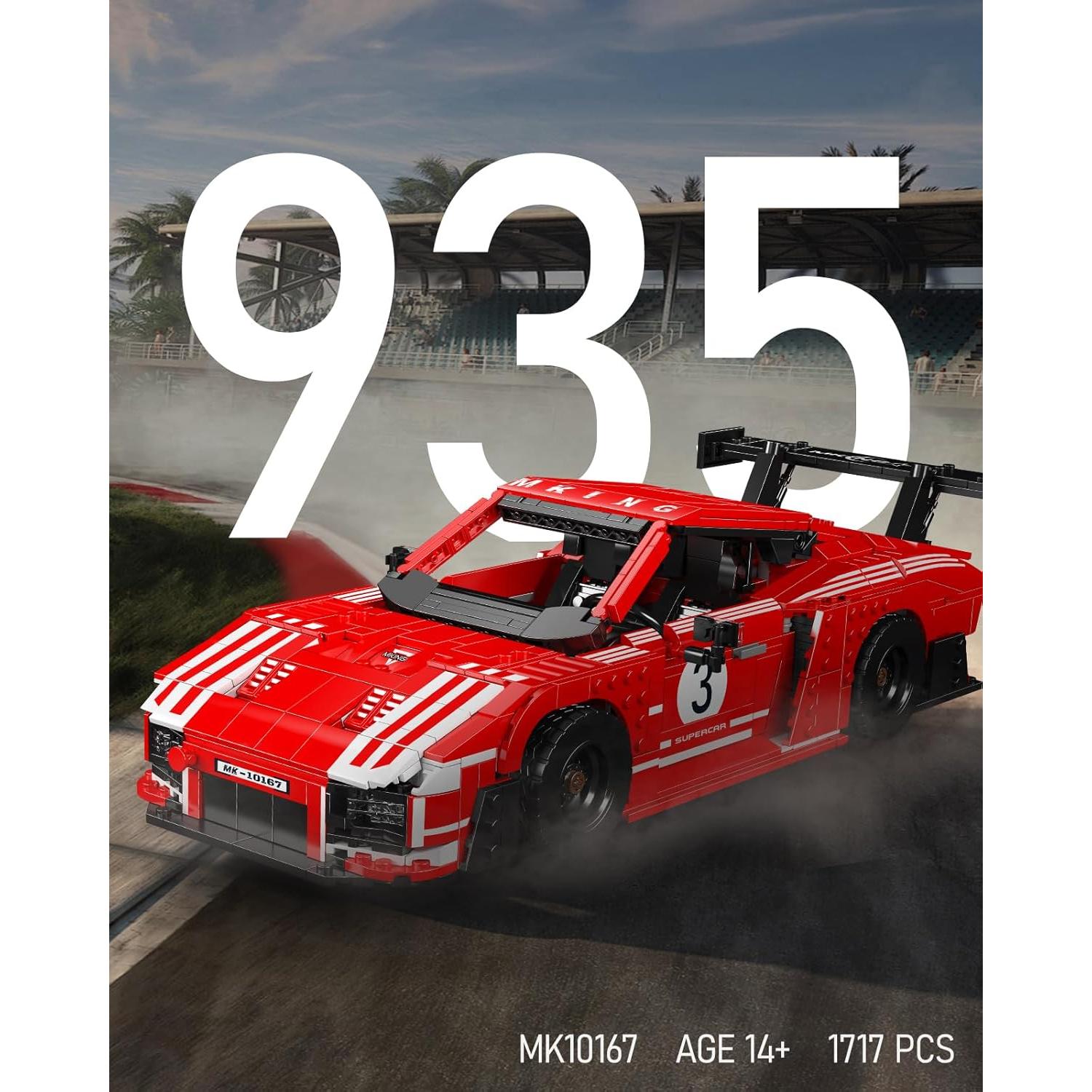 Mould King 935 Conjunto de Construcción Supercoche 1717 Piezas