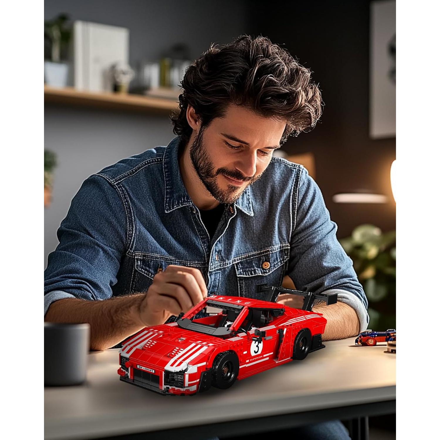 Mould King 935 Conjunto de Construcción Supercoche 1717 Piezas