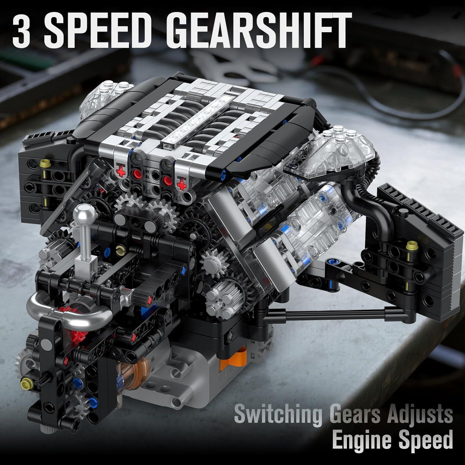 Mould King 10230 Conjunto de Bloques Motor W12 871 Piezas