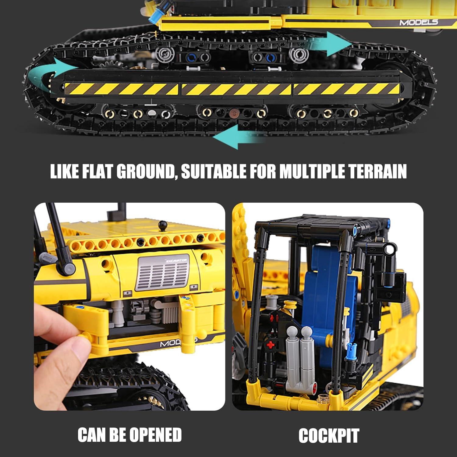 Set de Construcción Mould King 13112 Excavadora RC 2 en 1