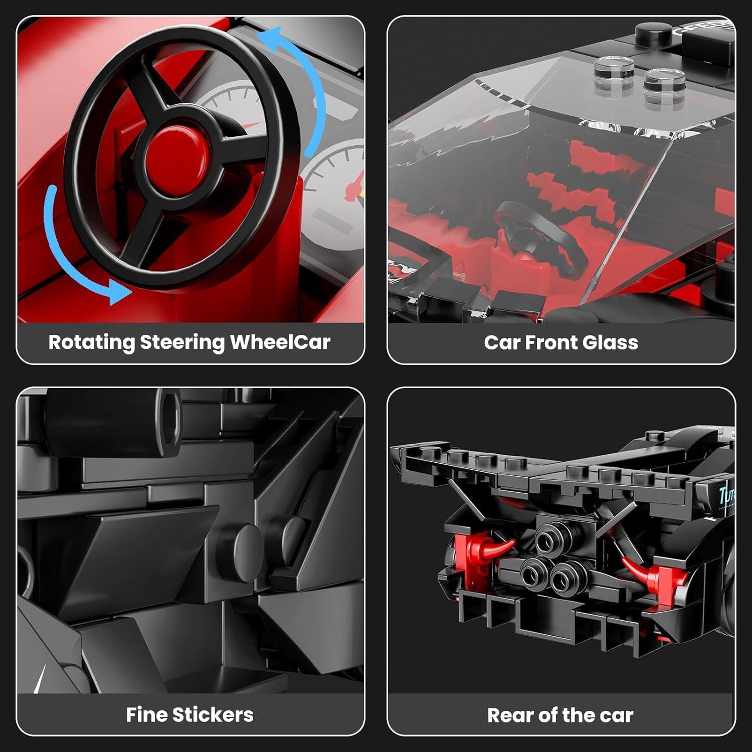 Set de Bloques de Construcción Mould King Coche Deportivo 325 Piezas