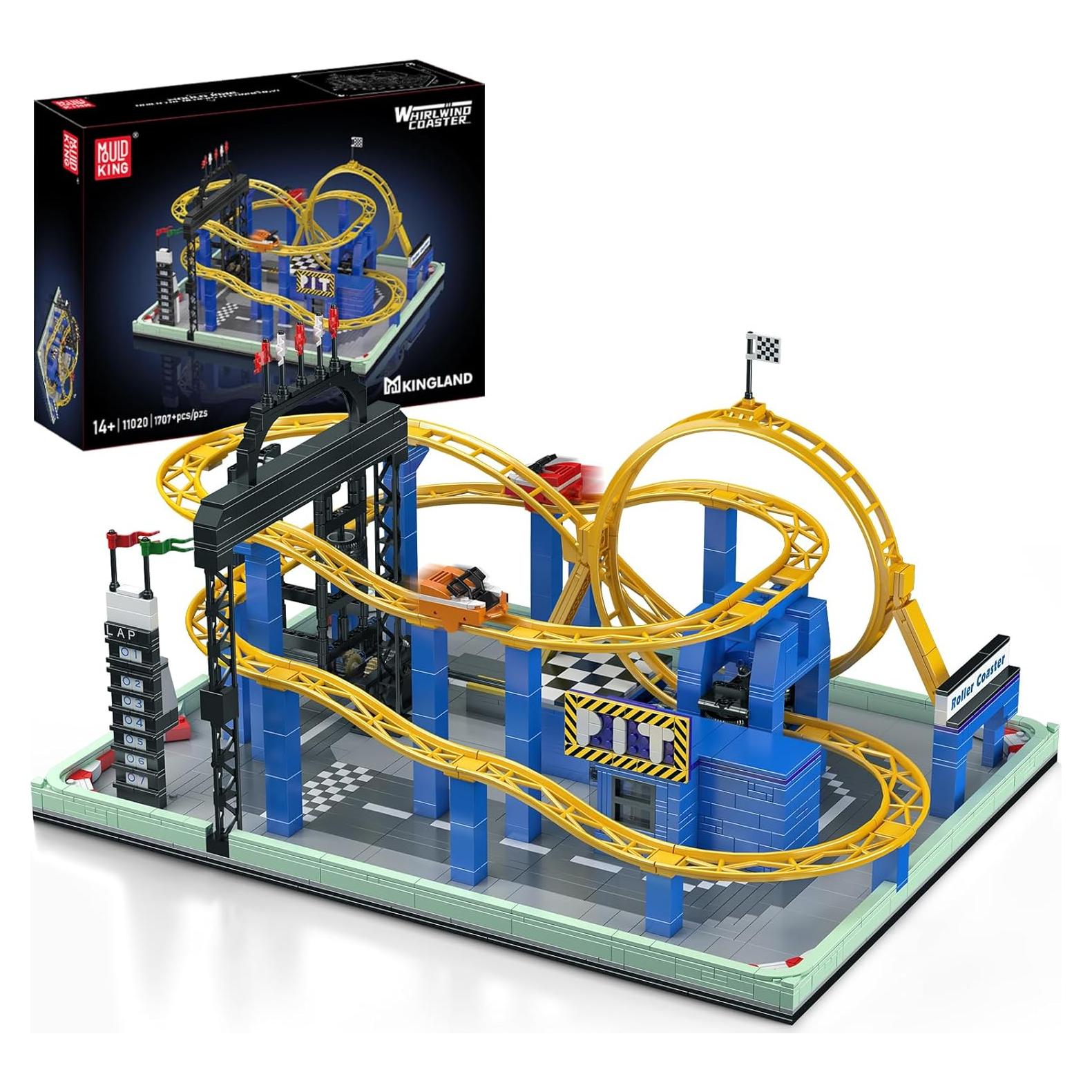 Juego de Construcción Mould King 11020 Montaña Rusa 1707 Piezas