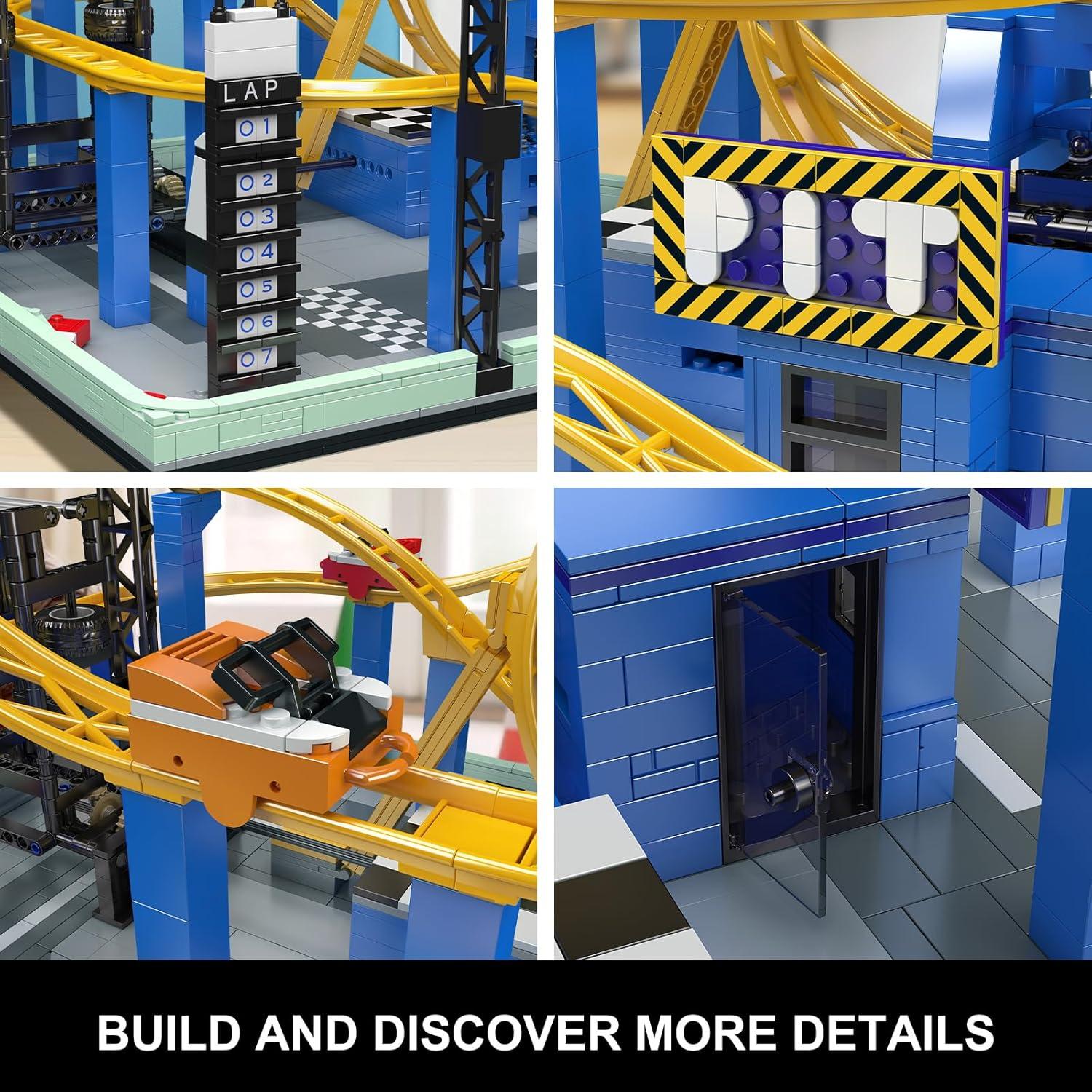 Juego de Construcción Mould King 11020 Montaña Rusa 1707 Piezas