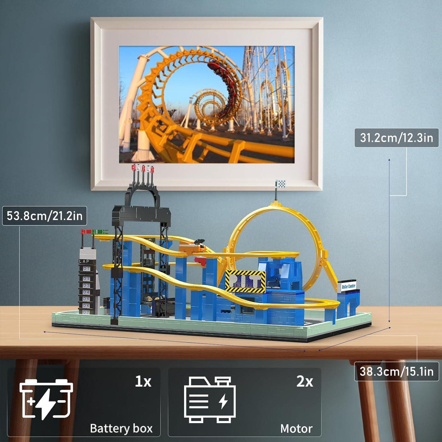 Juego de Construcción Mould King 11020 Montaña Rusa 1707 Piezas