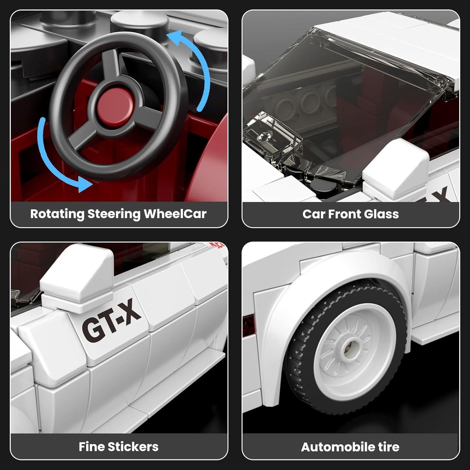 Set de Construcción Coche Deportivo Mould King 369 Piezas