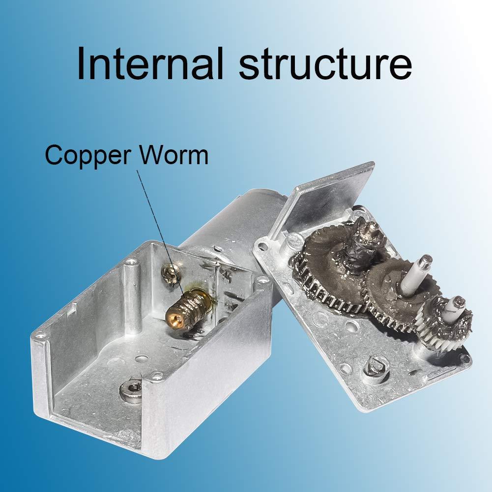 Motor de Engranaje DC 12V 0.6RPM BBQ Driver 25kg.cm