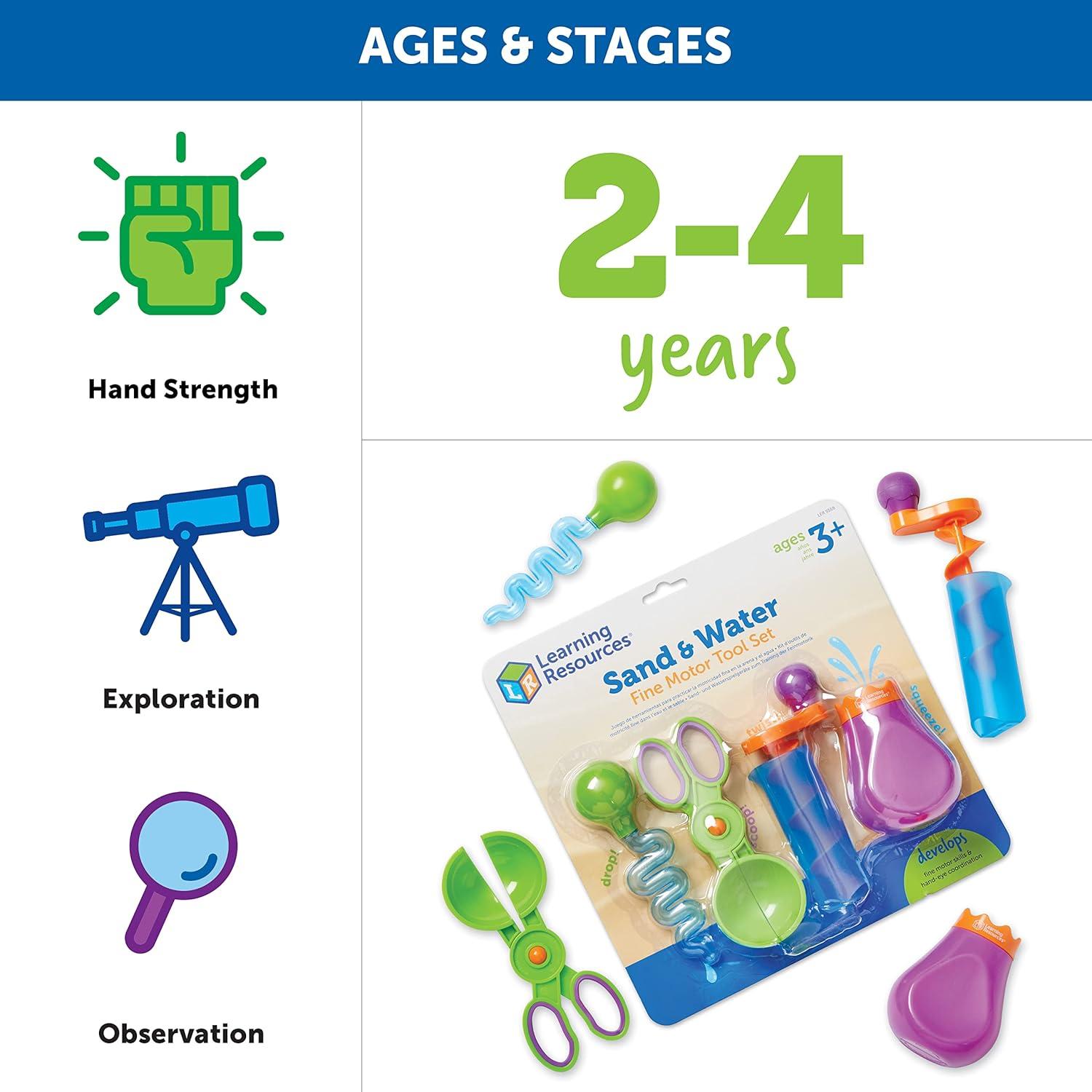 Juego de Motricidad Fina Learning Resources - Arena y Agua