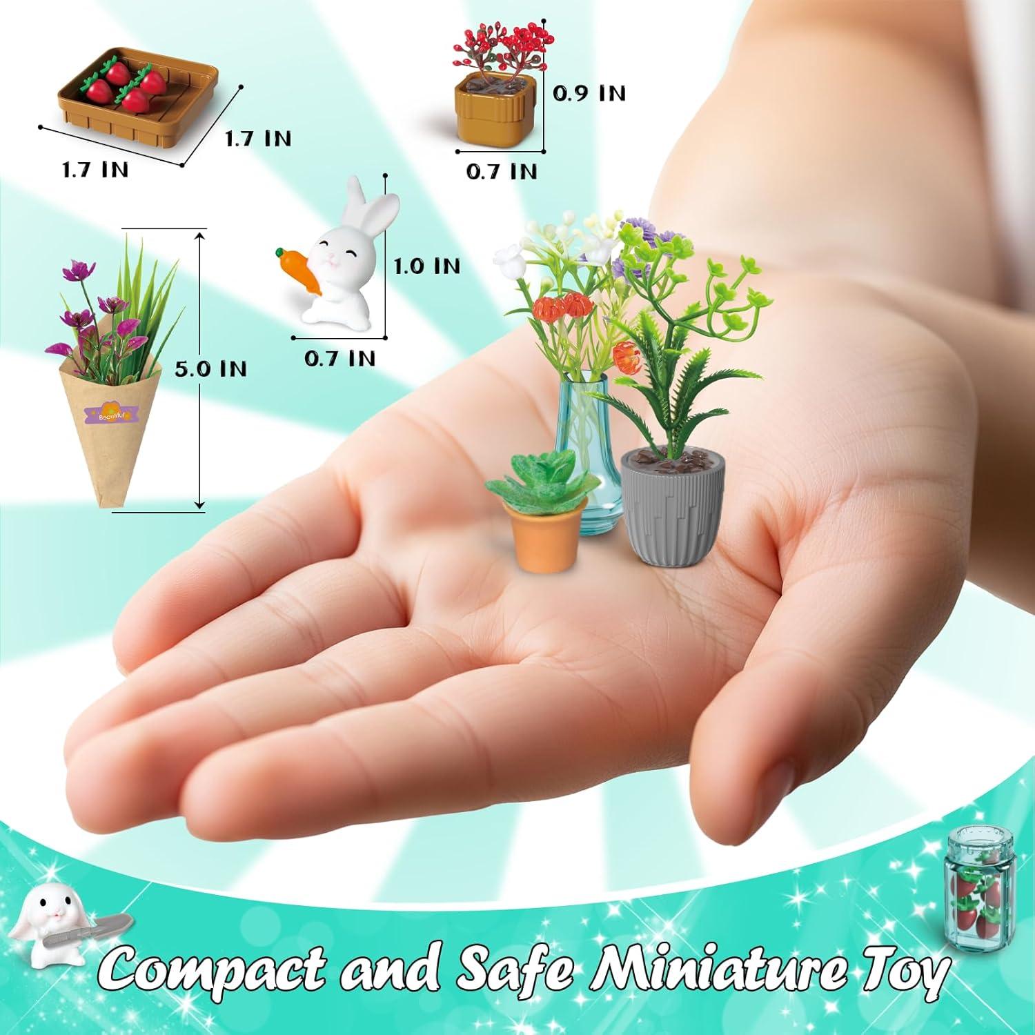 Kit de Jardín Miniatura Hazlo Botánicos LSCLCIN - 70 Piezas