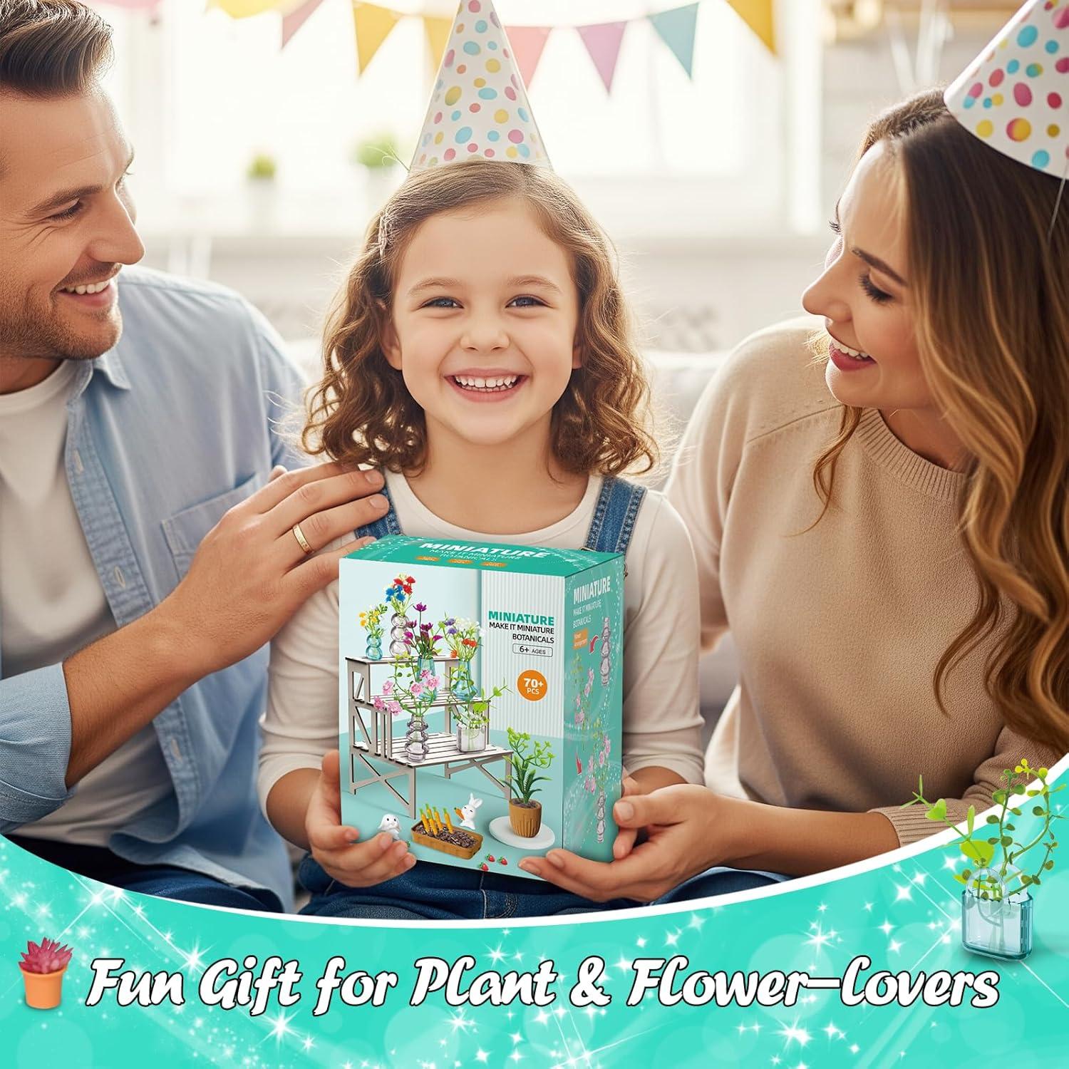 Kit de Jardín Miniatura Hazlo Botánicos LSCLCIN - 70 Piezas