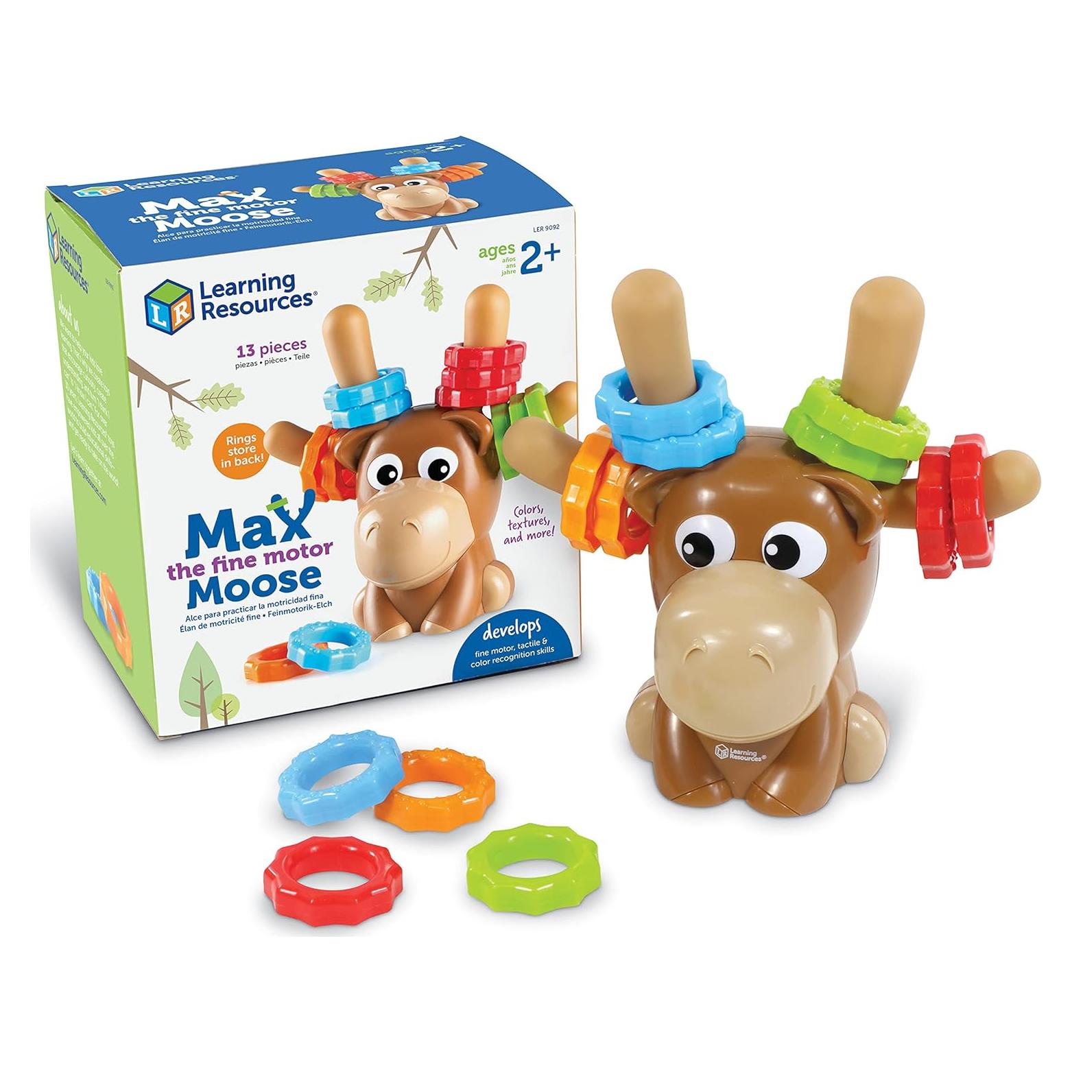 Juguete de Motricidad Fina Learning Resources Max el Alce - 13 Piezas