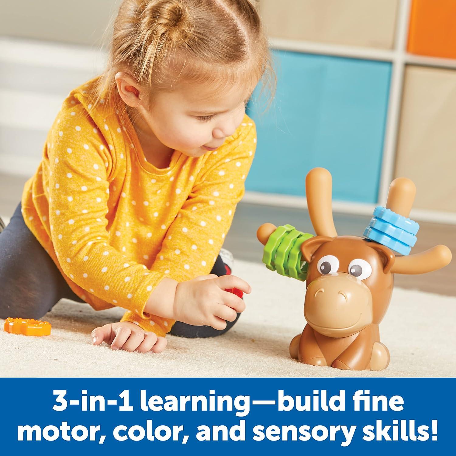 Juguete de Motricidad Fina Learning Resources Max el Alce - 13 Piezas