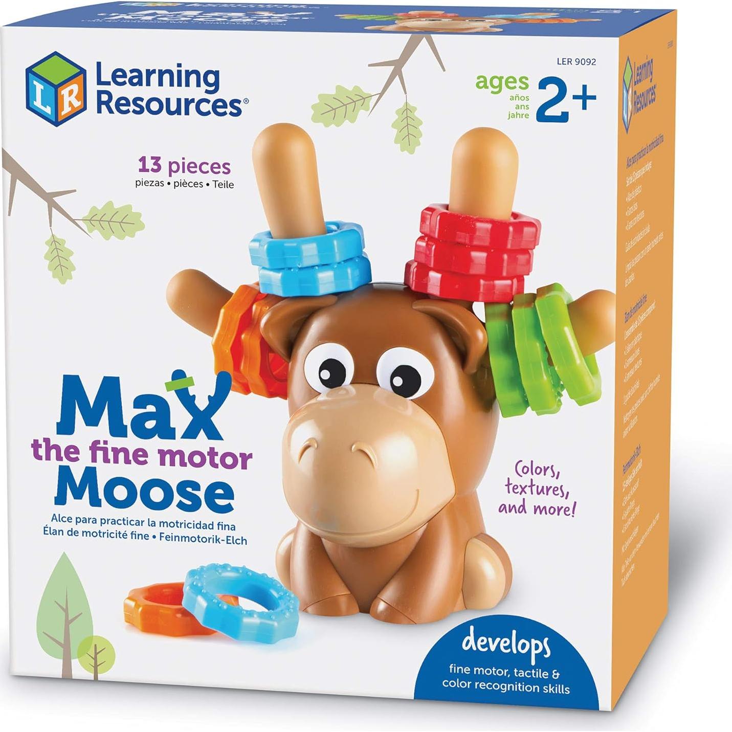 Juguete de Motricidad Fina Learning Resources Max el Alce - 13 Piezas