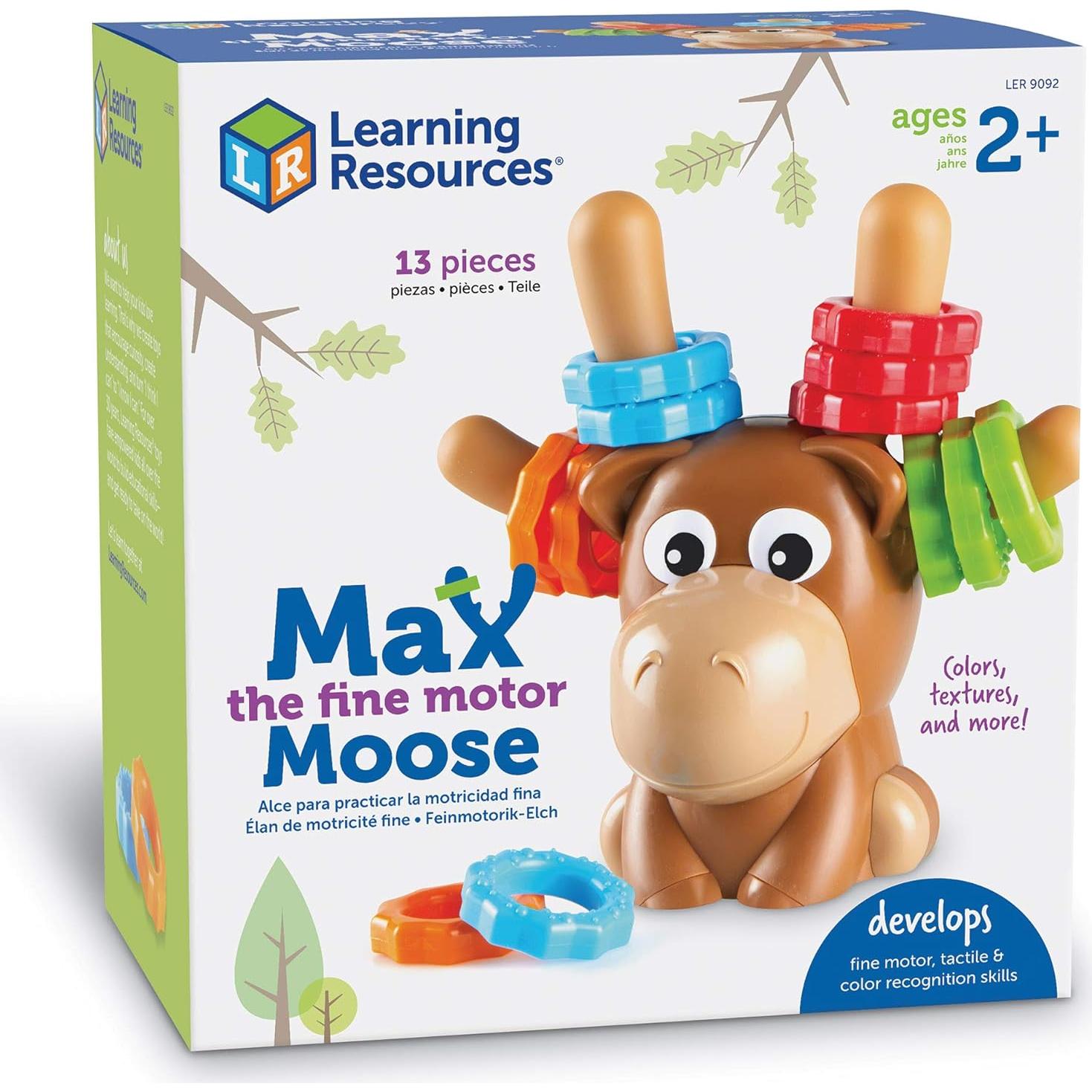 Juguete de Motricidad Fina Learning Resources Max el Alce - 13 Piezas