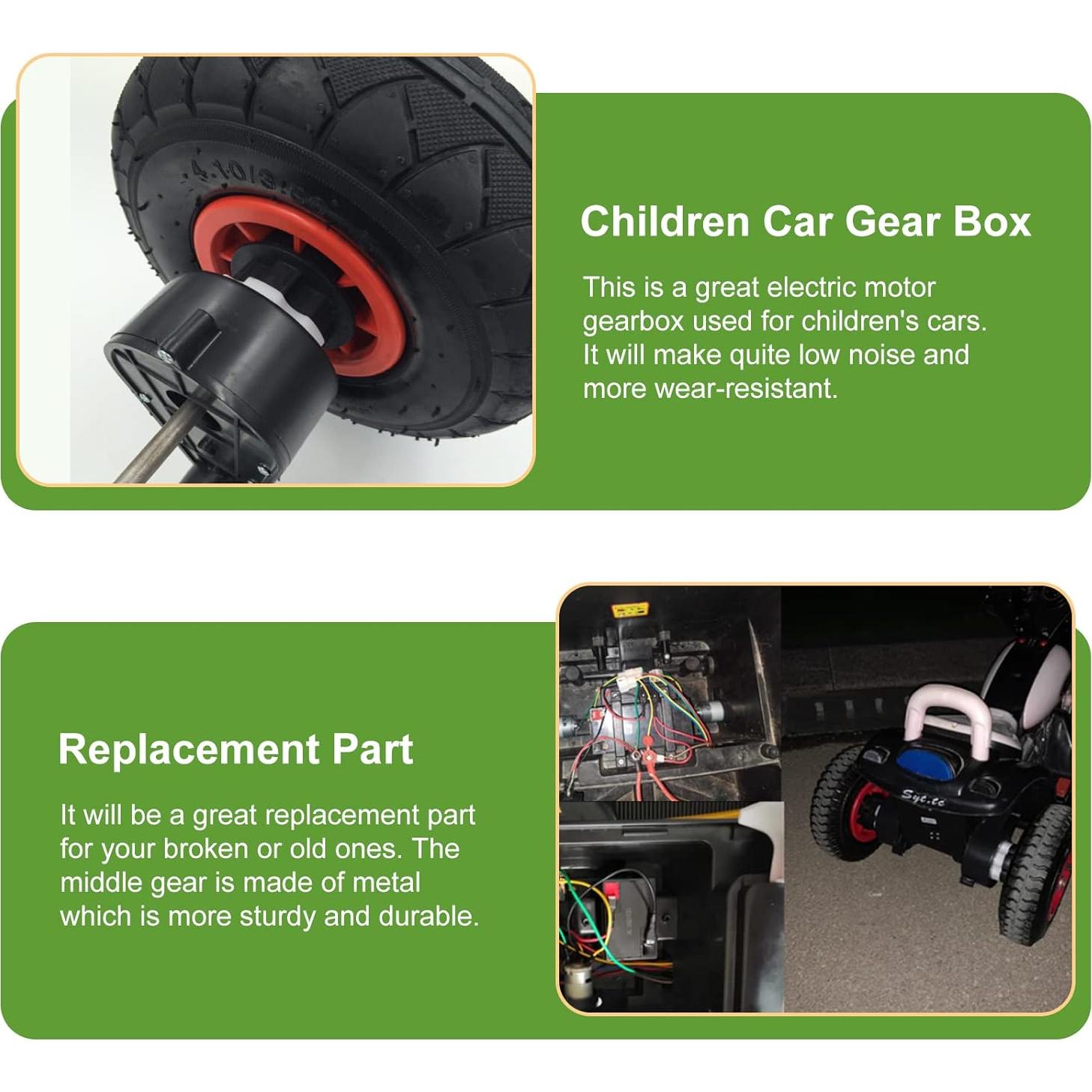 Motor Eléctrico 12V 16000RPM Wal Front para Coches de Niños