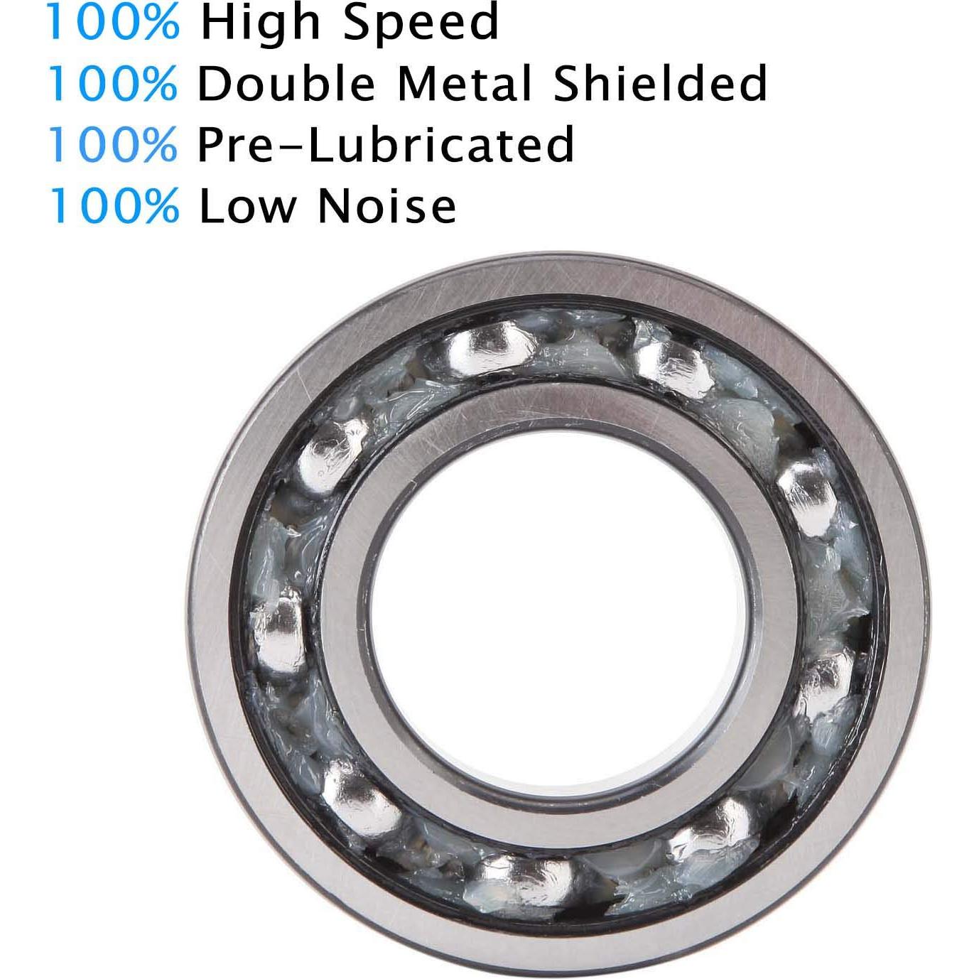 4 Rodamientos R8-2RS Doble Sellado 1.27cm ID x 2.86cm OD