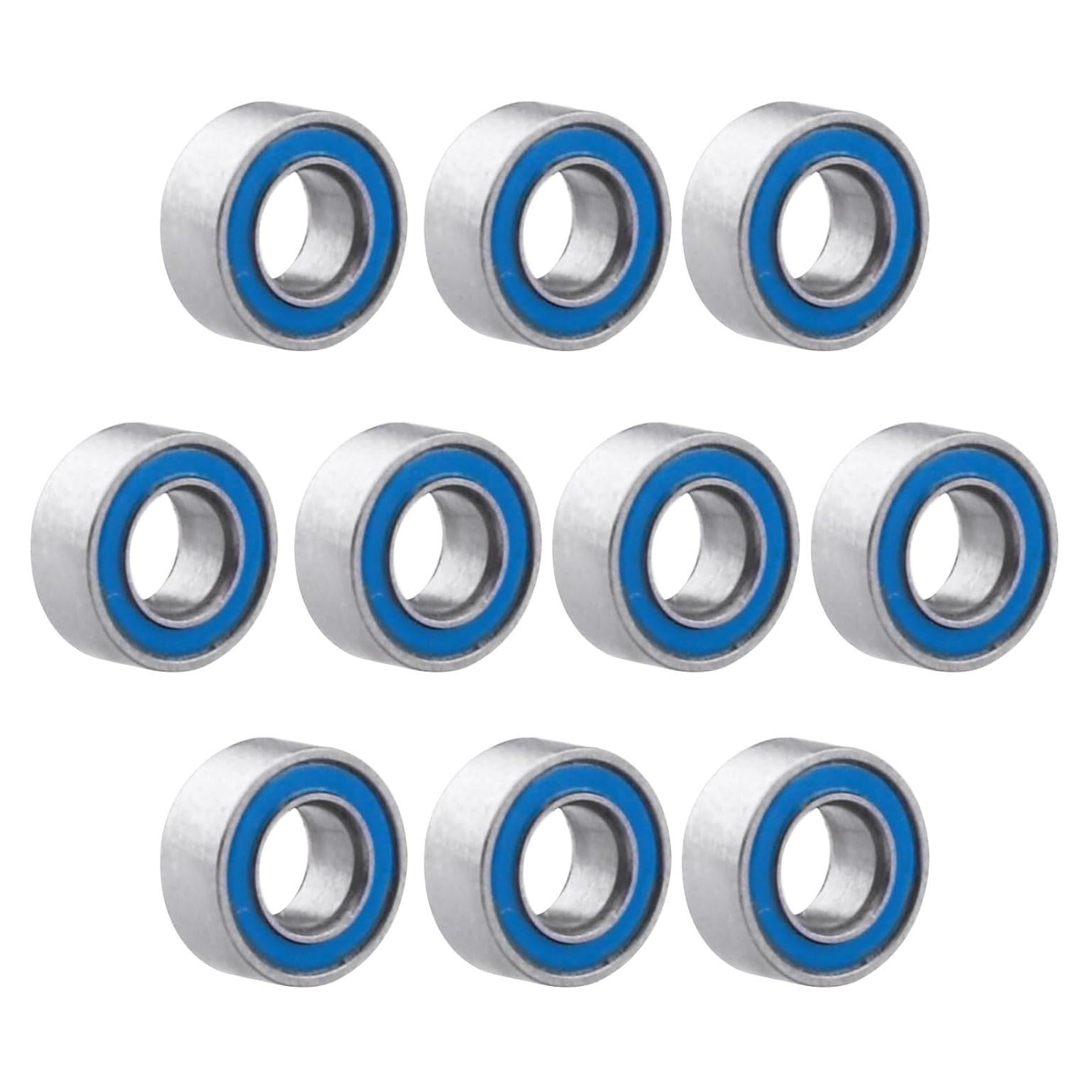 10 Rodamientos de Bolas MR63-2RS Doble Sellado 3x6x2.5mm CrazyHobby