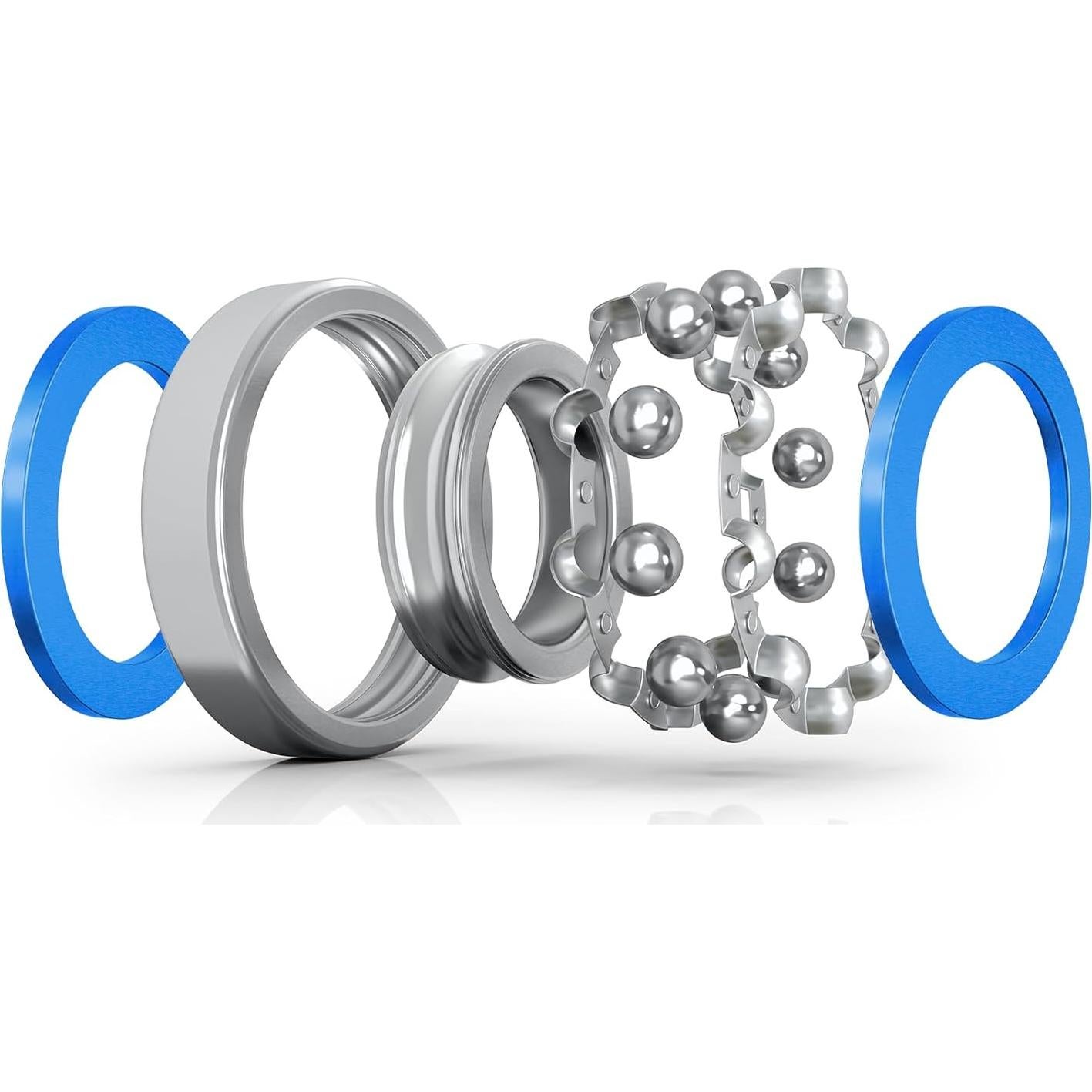 10 Rodamientos de Bolas MR63-2RS Doble Sellado 3x6x2.5mm CrazyHobby