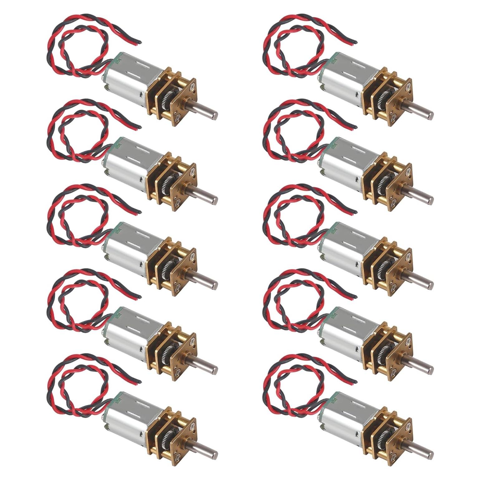 Motor de Engranaje N20 DIANN 3V-6V 10pcs para Robot DIY