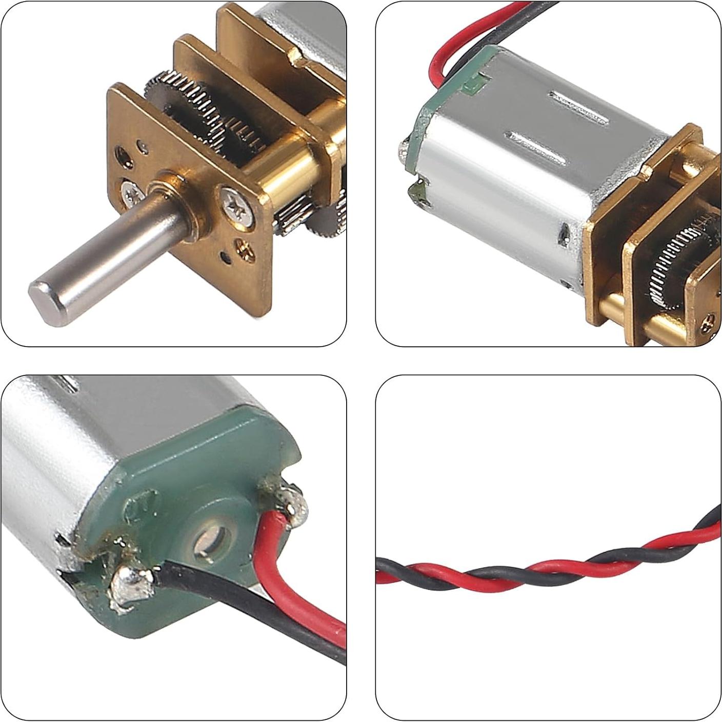 Motor de Engranaje N20 DIANN 3V-6V 10pcs para Robot DIY