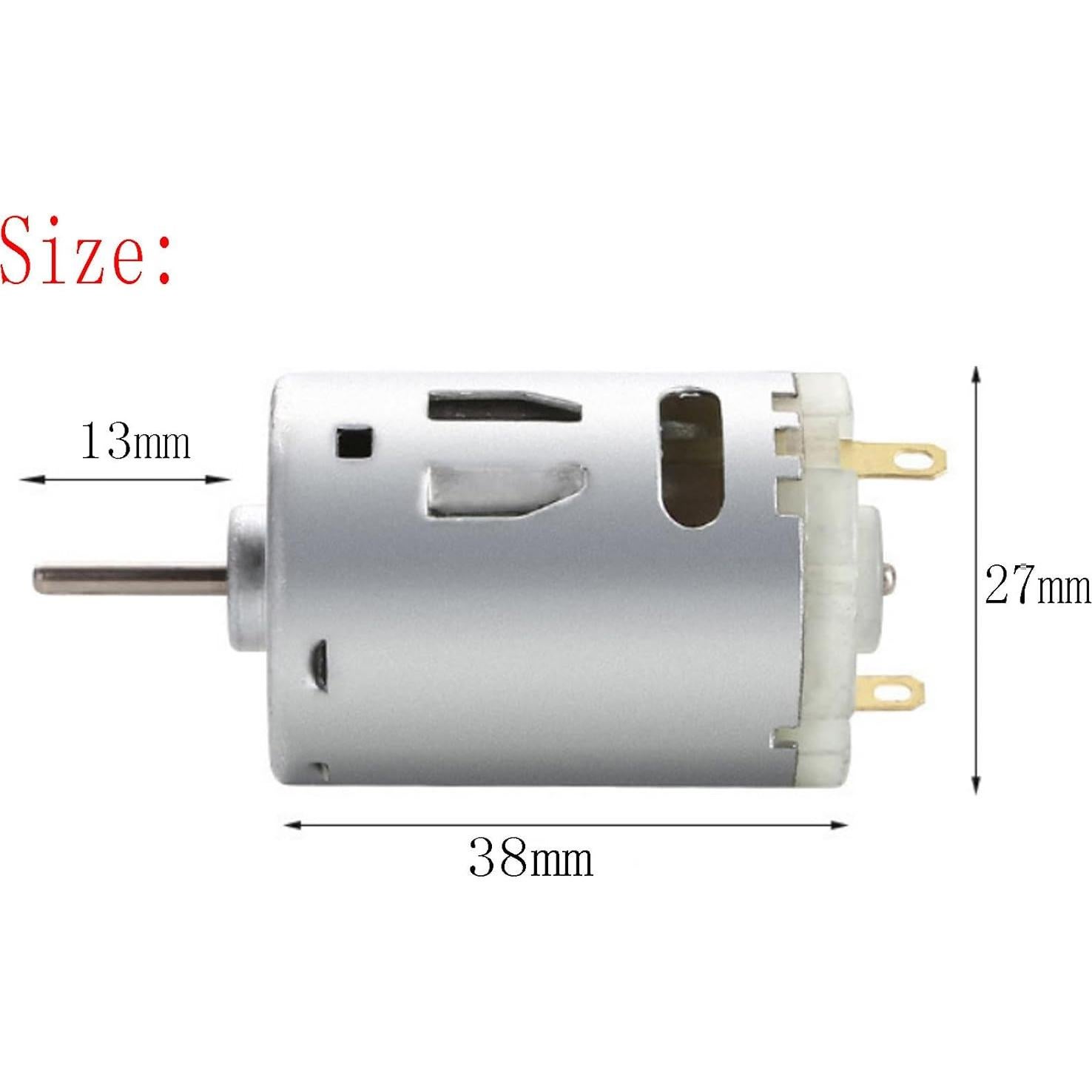 Motor Eléctrico Mini DC 380 6-12V 10000RPM para Juguetes RC