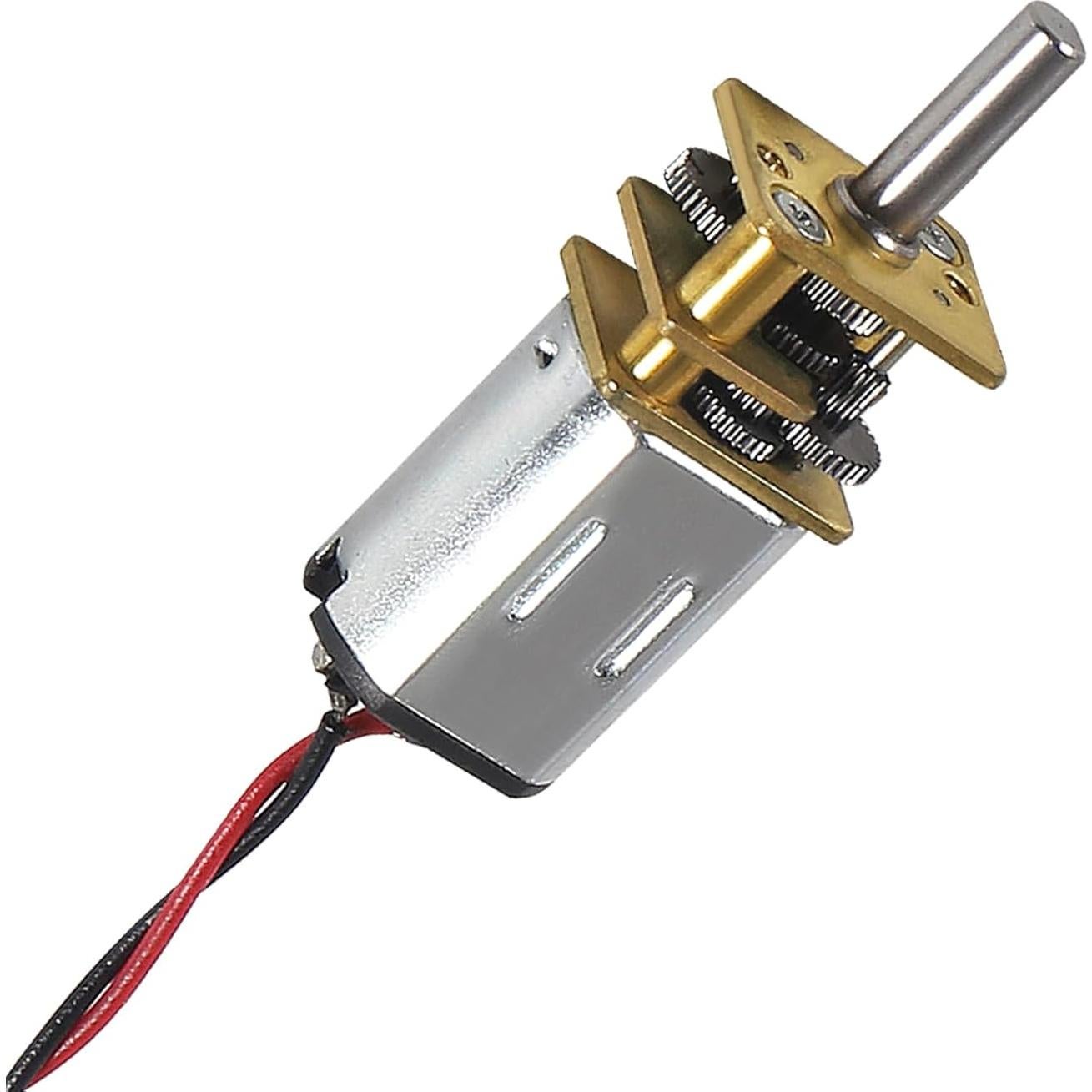 4 Motores de Engranaje Mini DC N20 3V-6V Metal para Robot DIY