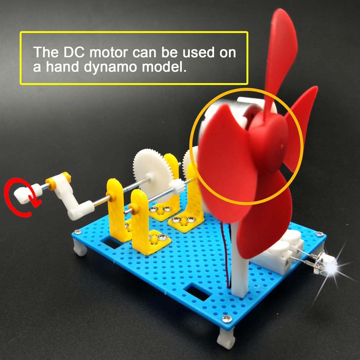 Mini Motor de Corriente Continua EUDAX 3V-12V 6500 RPM