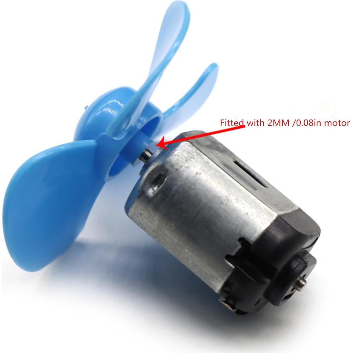 30 Hélices Mini 2mm Eje Skrnrhrery para Ventiladores