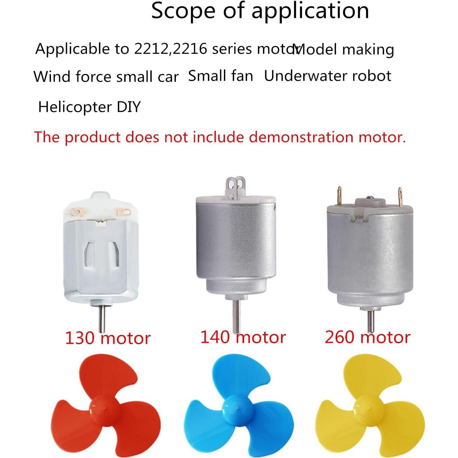 30 Hélices Mini 2mm Eje Skrnrhrery para Ventiladores