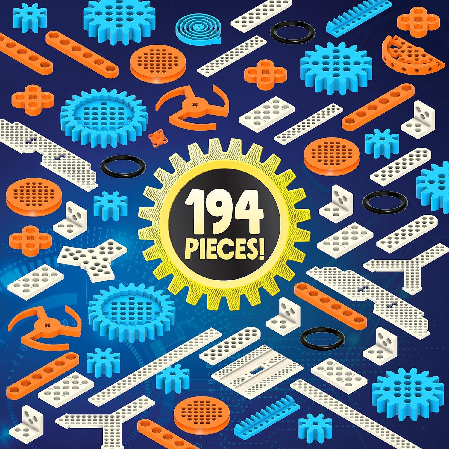 Kit de Construcción Educativo 194 Piezas Creative Kids - Proyectos STEM para Niños 8+