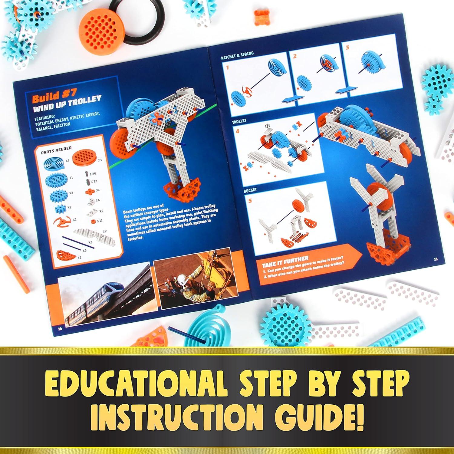 Kit de Construcción Educativo 194 Piezas Creative Kids - Proyectos STEM para Niños 8+