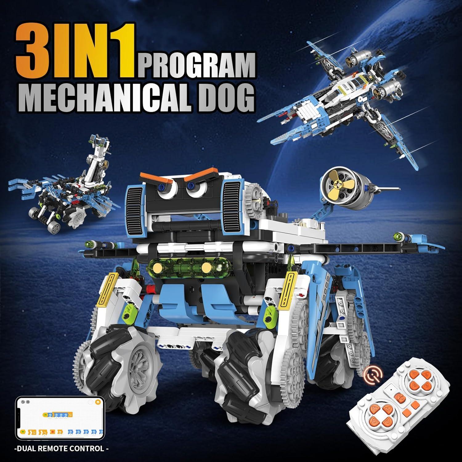 Kit de Robótica Programable 3 en 1 Suplanet - Juguete STEM 856 Piezas