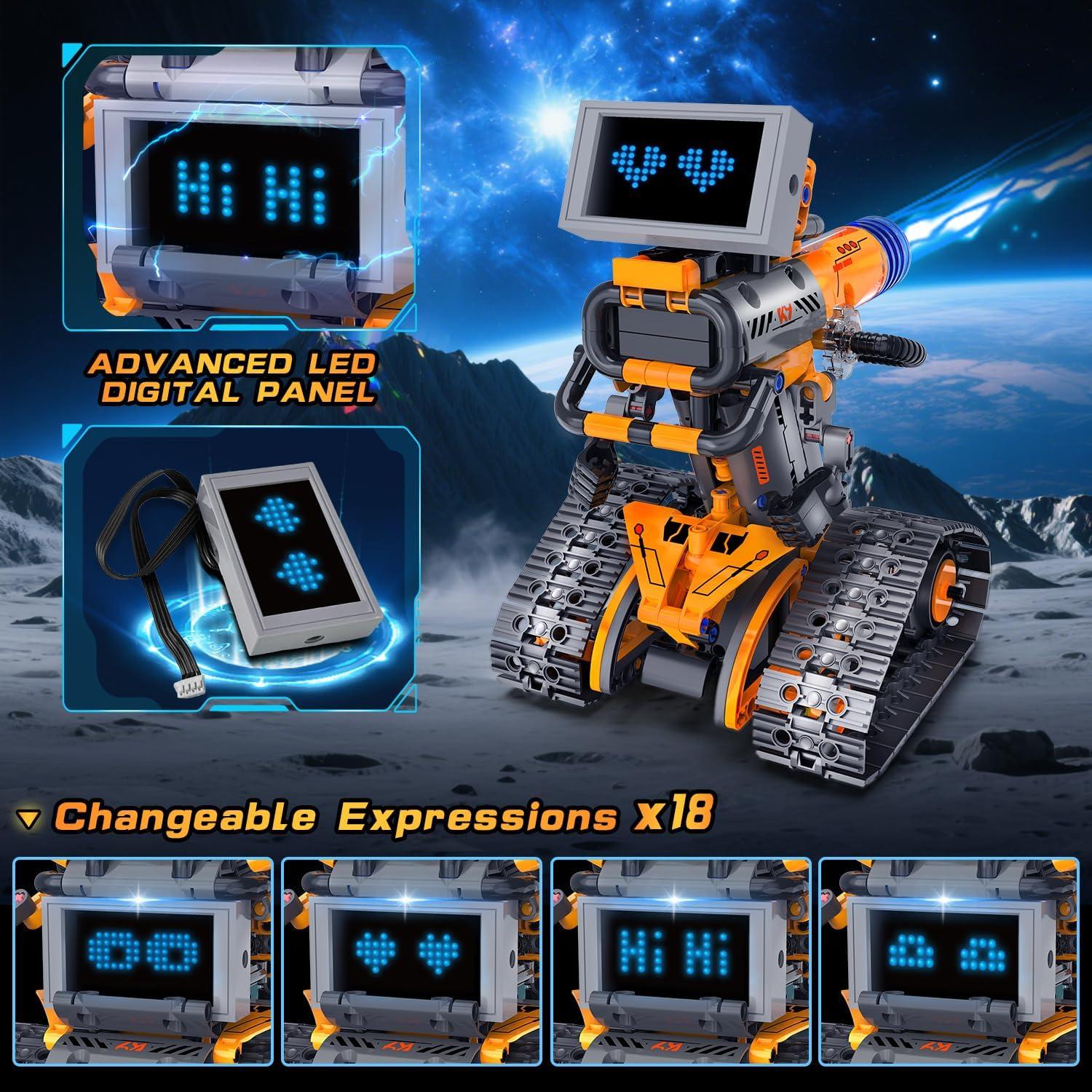 Set de Robots 5-en-1 HOGOKIDS con LED y Control Remoto