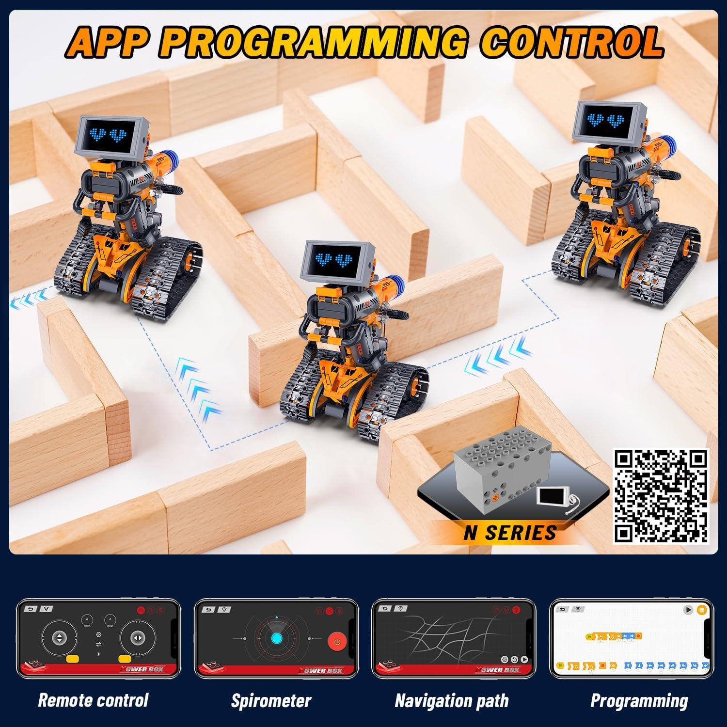 Set de Robots 5-en-1 HOGOKIDS con LED y Control Remoto