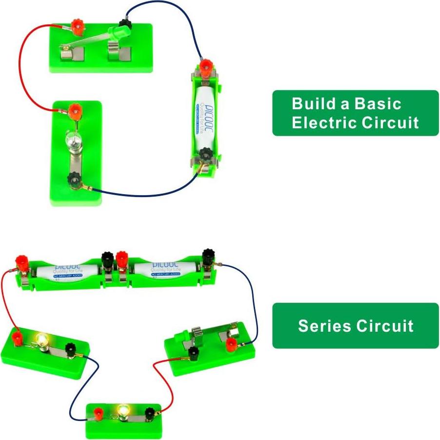 Kit de Aprendizaje de Circuitos Eléctricos OSOYOO para Niños