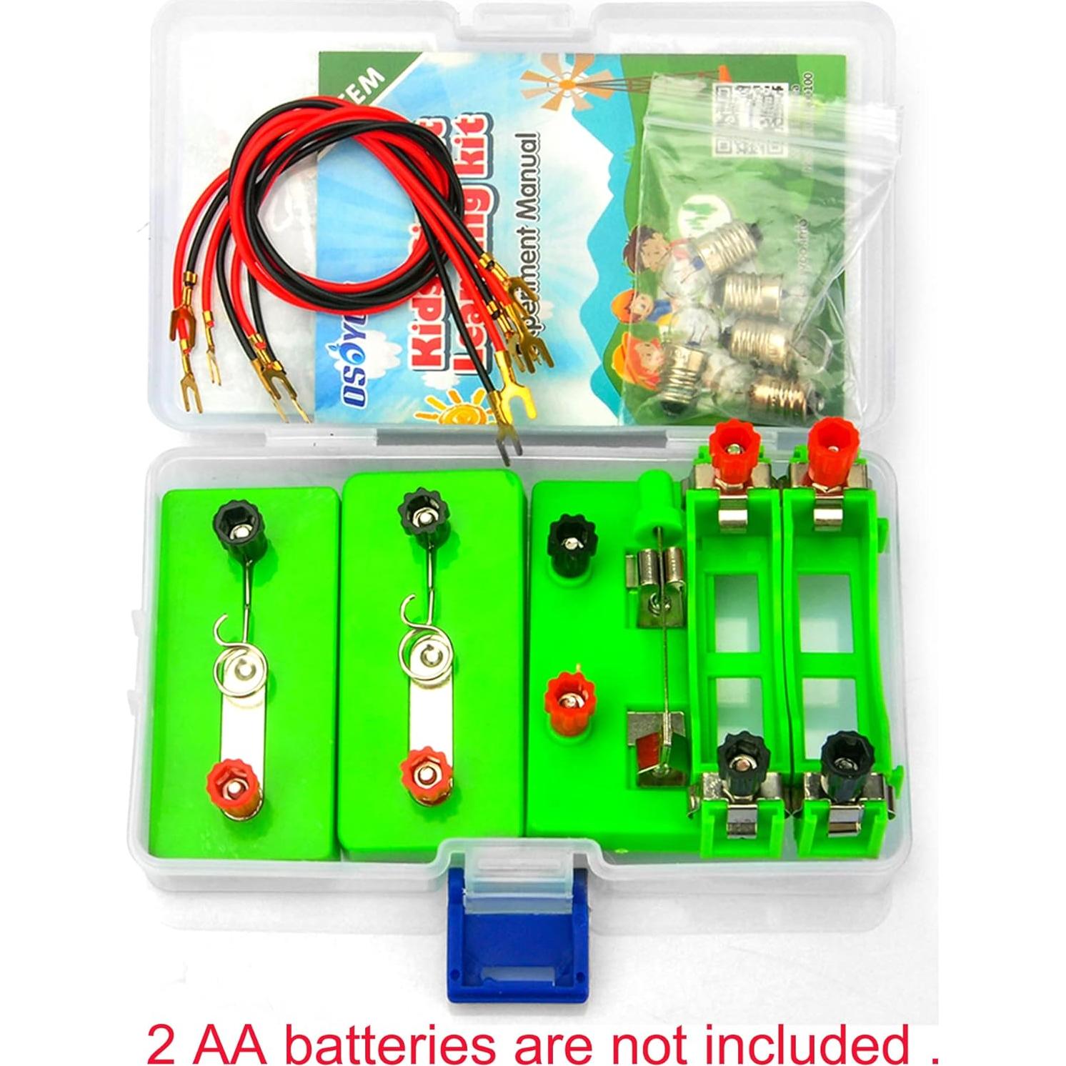 Kit de Aprendizaje de Circuitos Eléctricos OSOYOO para Niños