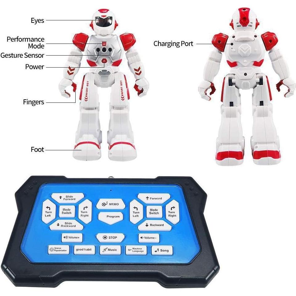 Robot de Control Remoto Suliper 602016250761 Rojo/Blanco