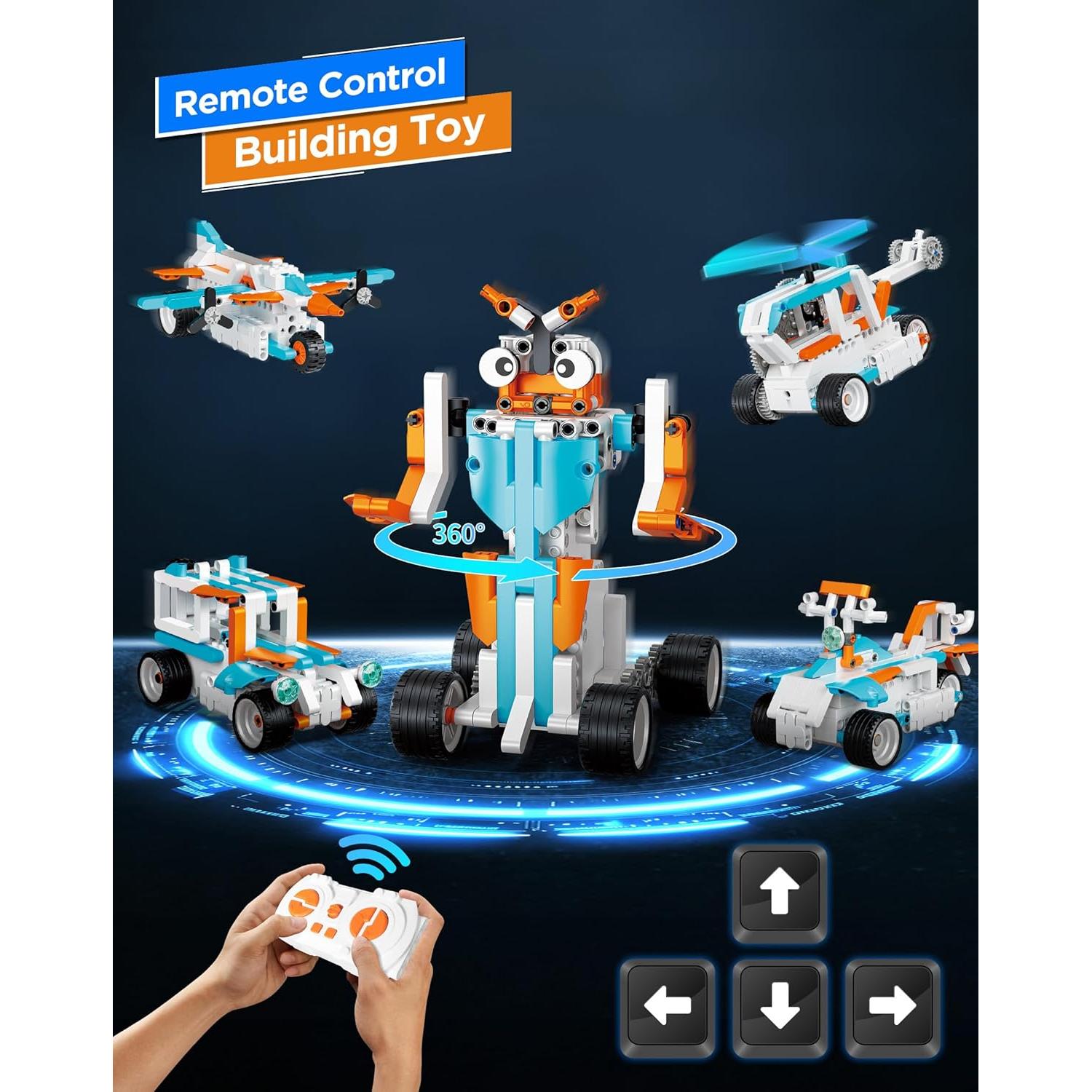 Kit de Construcción de Robots STEM Shantou 12 en 1 para Niños