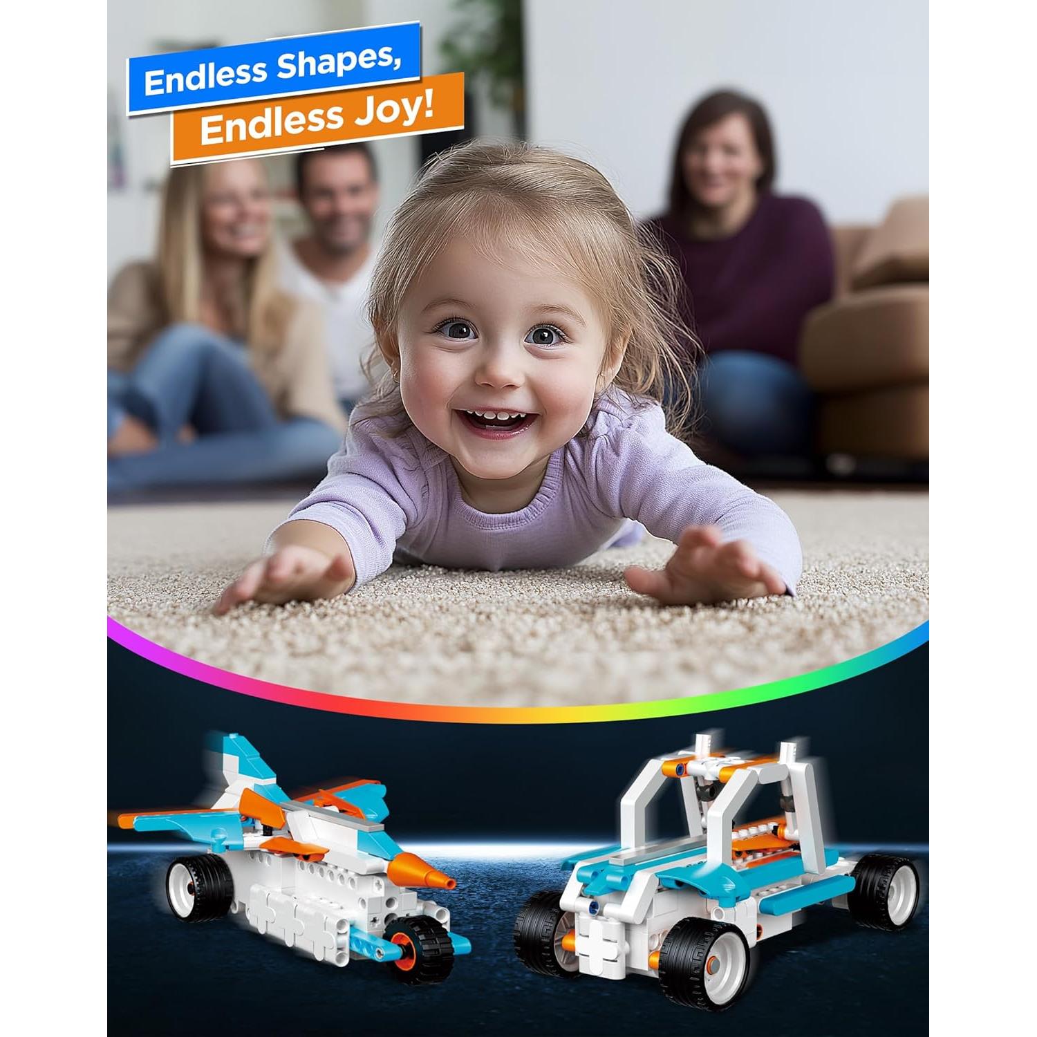 Kit de Construcción de Robots STEM Shantou 12 en 1 para Niños