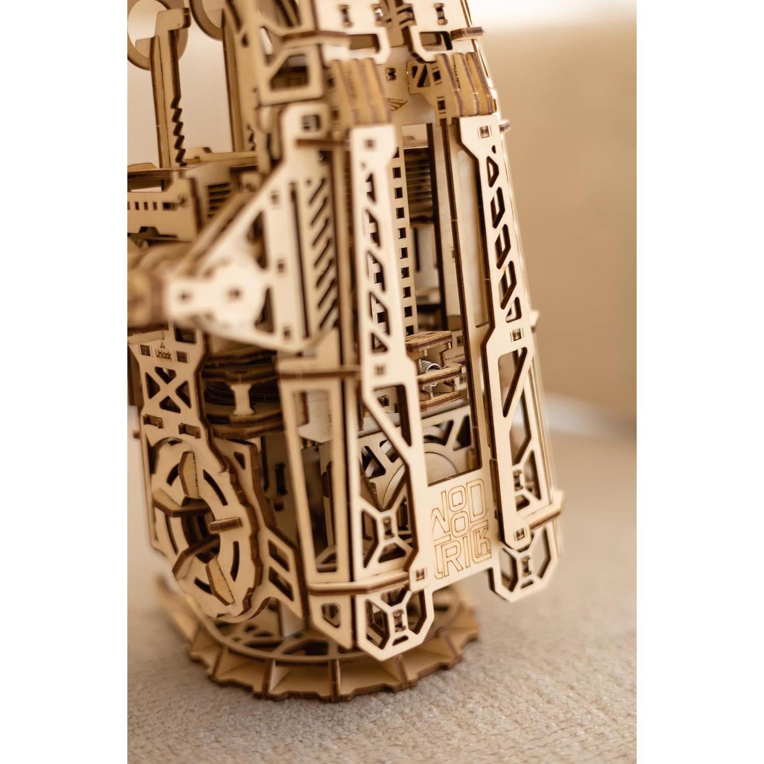 Mano Robótica DIY Wood Trick - Rompecabezas 3D de Madera