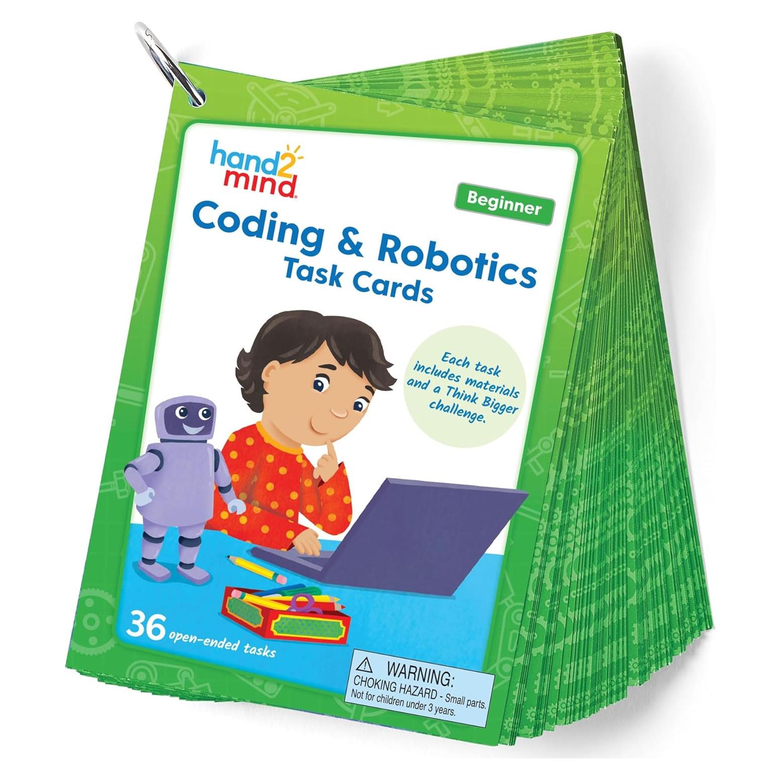 Tarjetas de Tarea de Codificación y Robótica hand2mind - 36 Tarjetas para Niños de 5 Años