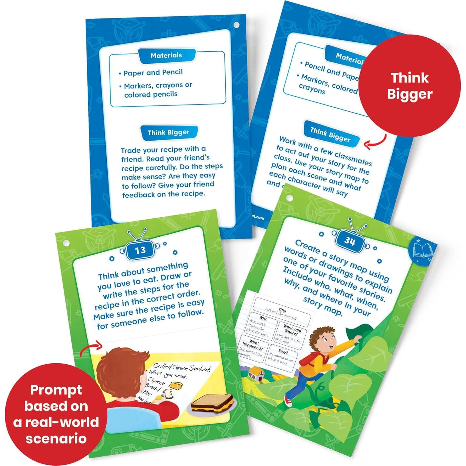 Tarjetas de Tarea de Codificación y Robótica hand2mind - 36 Tarjetas para Niños de 5 Años