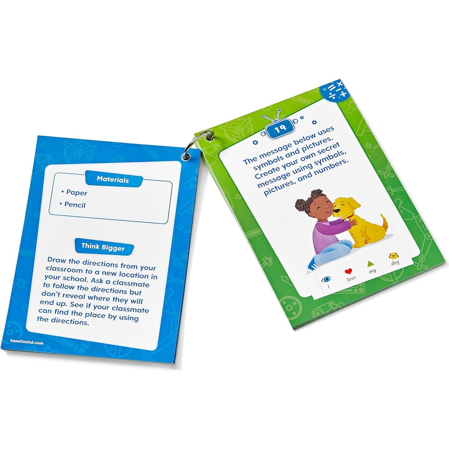 Tarjetas de Tarea de Codificación y Robótica hand2mind - 36 Tarjetas para Niños de 5 Años