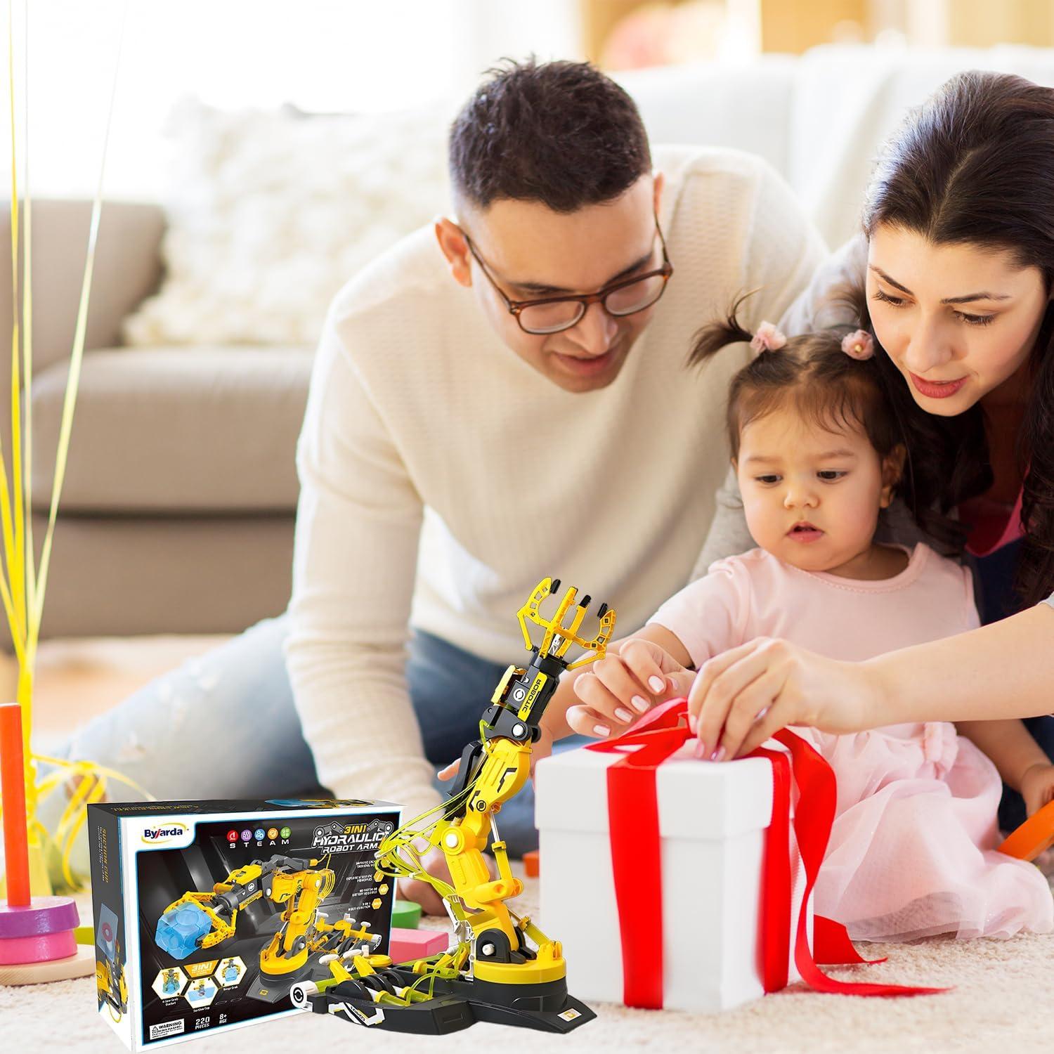 Kit de Brazo Robótico Hidráulico Tissting 3 en 1 para Niños