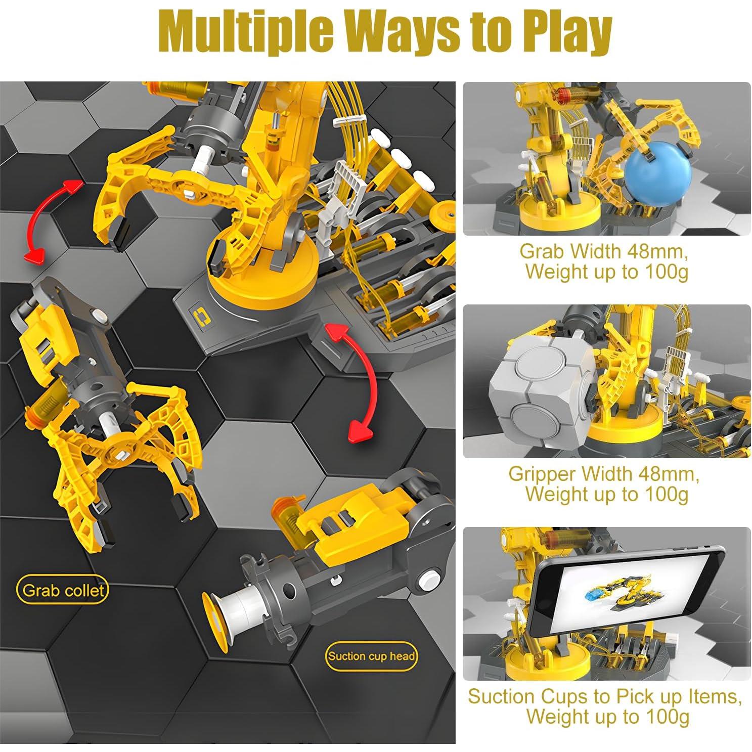 Kit de Brazo Robótico Hidráulico Tissting 3 en 1 para Niños