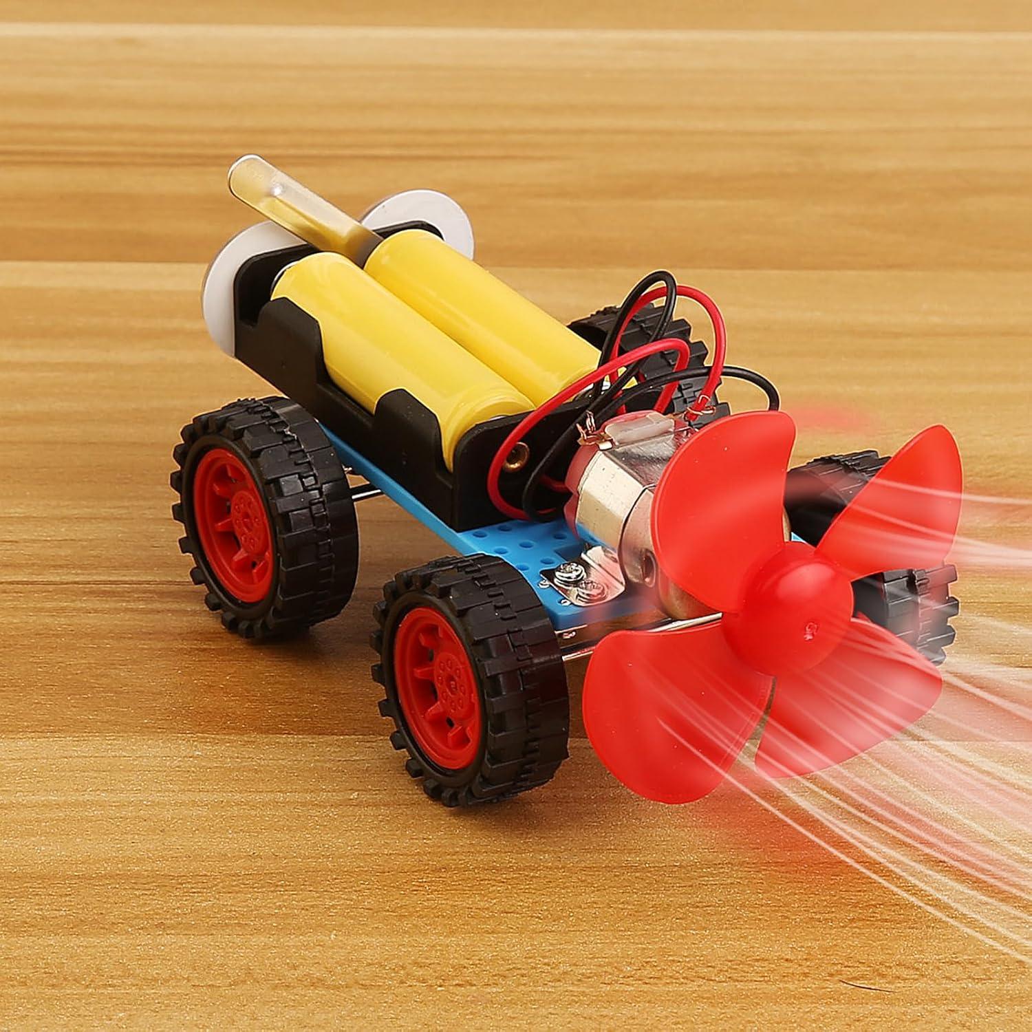 Kit STEM 5 en 1 BeAndge para Niños 6+ Años - Autos Eólicos