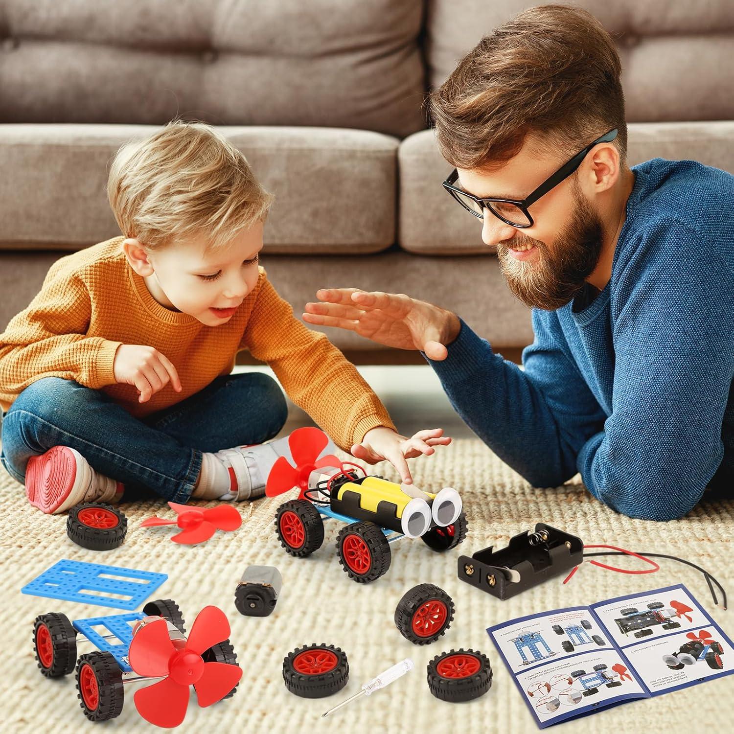 Kit STEM 5 en 1 BeAndge para Niños 6+ Años - Autos Eólicos