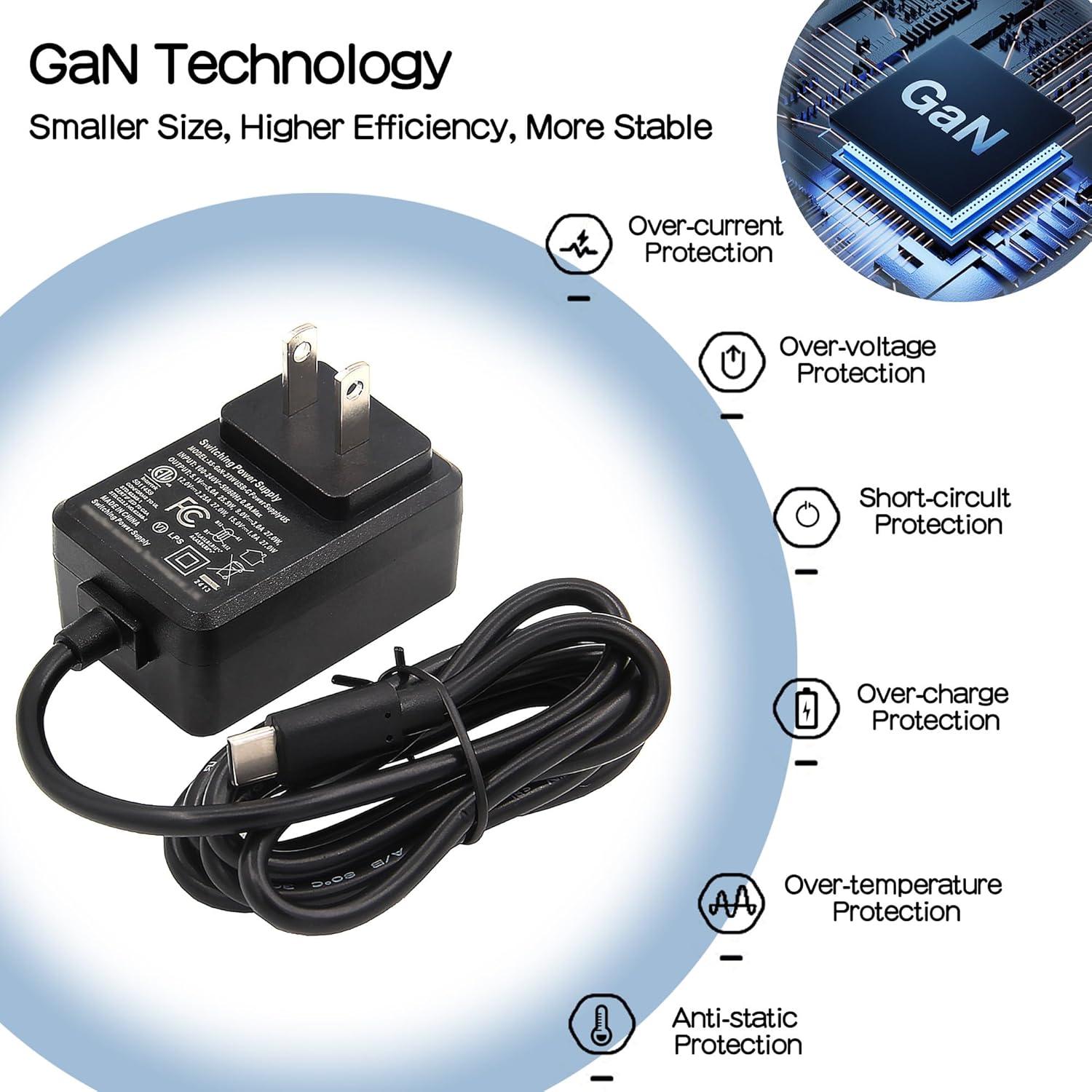 Caja de Metal Geekworm P580-V2 con Fuente GaN 27W para Raspberry Pi 5