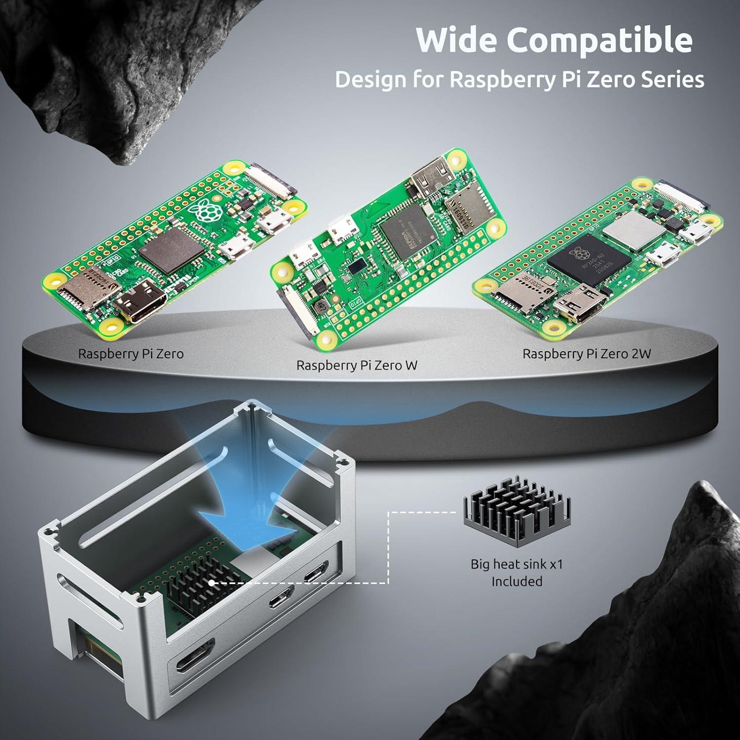 Caja de Aluminio InnoMaker para Raspberry Pi Zero con Disipador